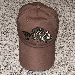 Brown Mean Bonefish Adjustable Oudoor Cap NWOT